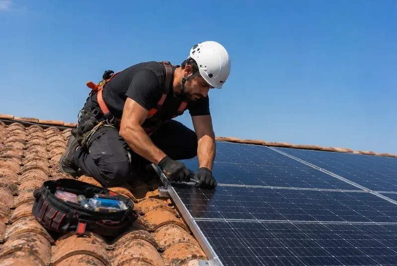 Maintenance et monitoring de panneaux solaires à Salagnon