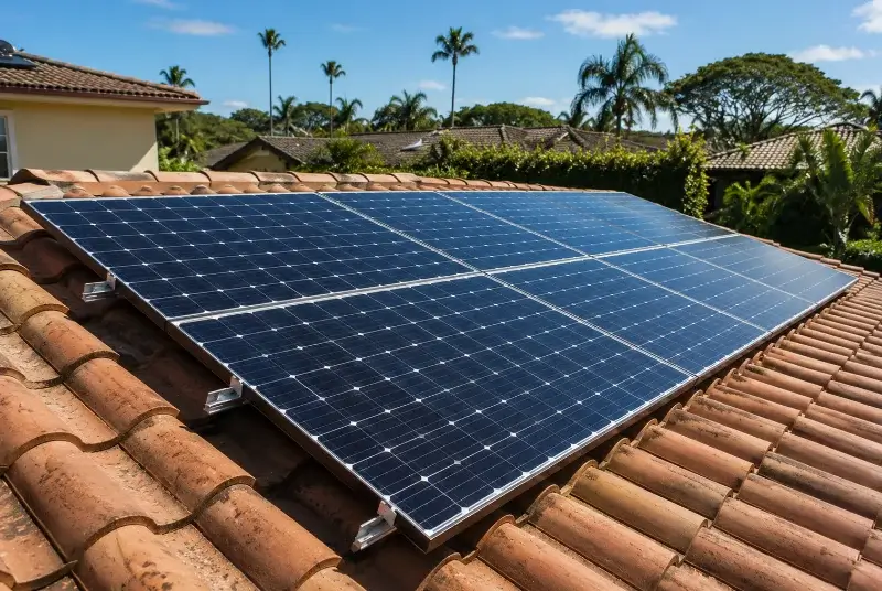 Installation de panneaux solaires à Salagnon